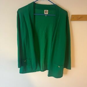 Anne Klein Vibrant Green Women's Cardigan